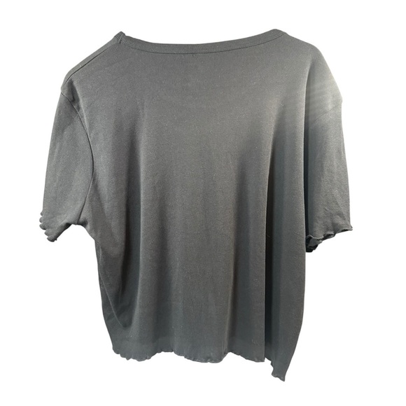 Graphic Black Crop Top Lil Wayne - Picture 2 of 8